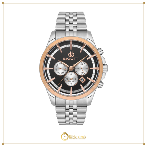 BIGOTTI MILANO MENS STAINLESS STEEL STRAP WATCH – BG.1.10468-4 [frame:v1]