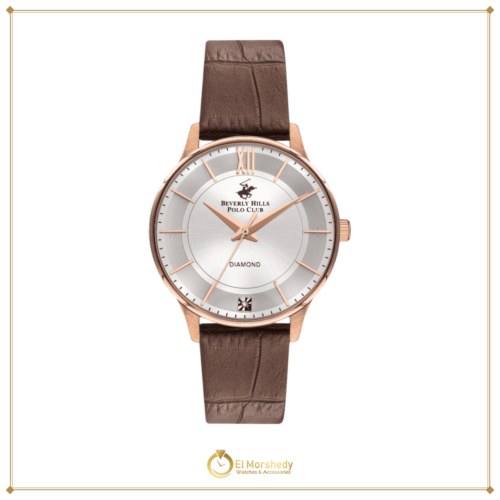 BEVERLY HILLS POLO CLUB Women’s Analog White Mop Dial Watch – BP3310X.432 [frame:v1]