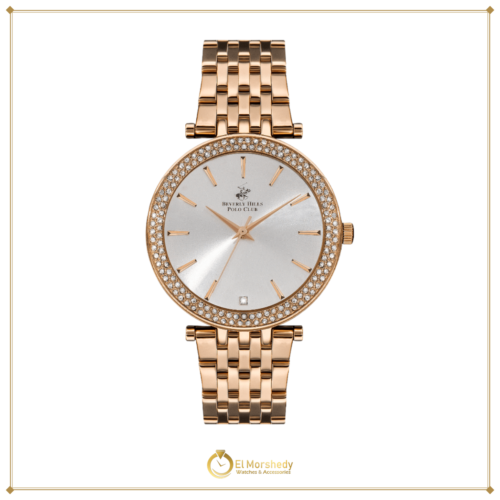 BEVERLY HILLS POLO CLUB Women’s Analog Silver Dial Watch – BP3183C.430 [frame:v1]
