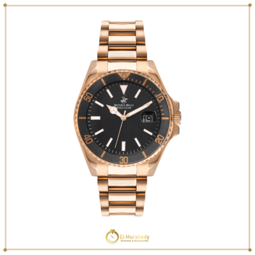 BEVERLY HILLS POLO CLUB Men’s Multi Function Black Dial Watch – BP3125X.450 [frame:v1]