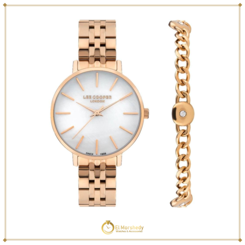 LEE COOPER Women’s Analog White Mop Dial Watch – LC07857.420 [frame:v1]