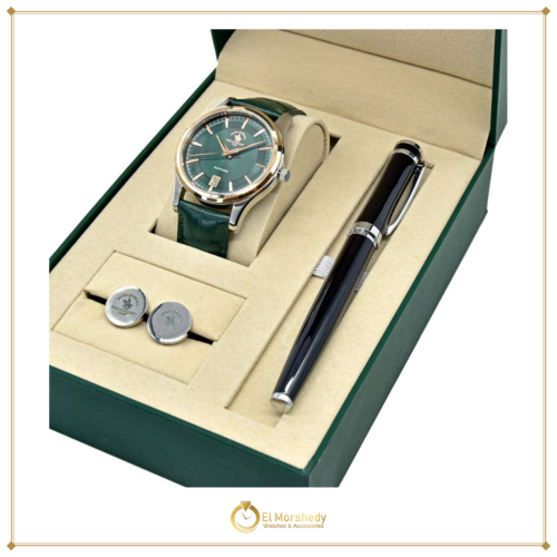 SANTA BARBARA MEN’S LEATHER WATCH SB.1.10507-5 [frame:v1]