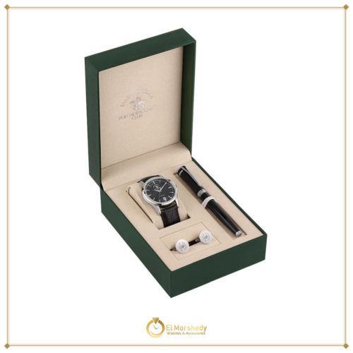 SANTA BARBARA MEN’S LEATHER WATCH SB.1.10507-2 [frame:v1]