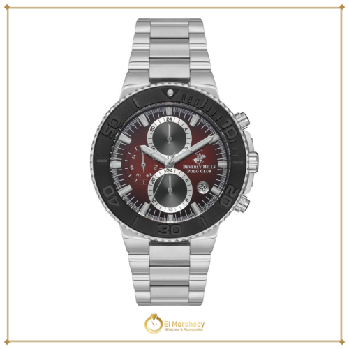 Beverly Hills Polo Club Men’s Multi Function Red Dial Watch – BP3540X.380 [frame:v1]