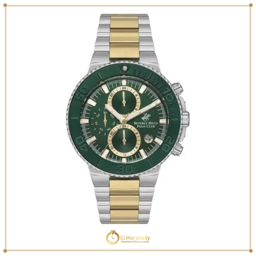 Beverly Hills Polo Club Men’s Multi Function Green Dial Watch – BP3540X.270 [frame:v1]