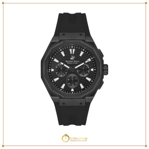 Beverly Hills Polo Club Men’s Multi Function Black Dial Watch – BP3557X.651 [frame:v1]