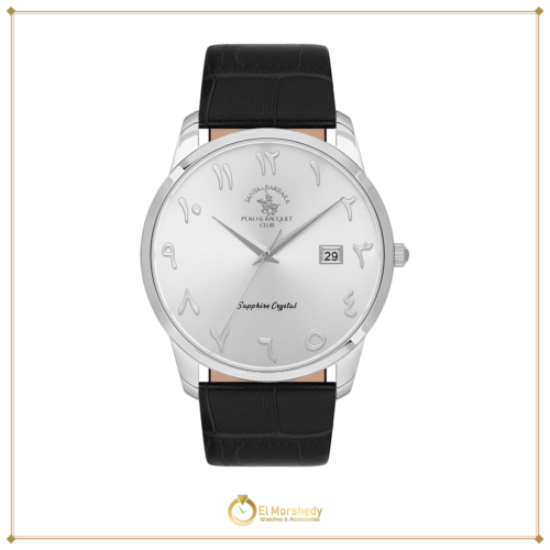 SANTA BARBARA MEN’S WATCH SILVER DIAL SB.1.10606-8 [frame:v1]