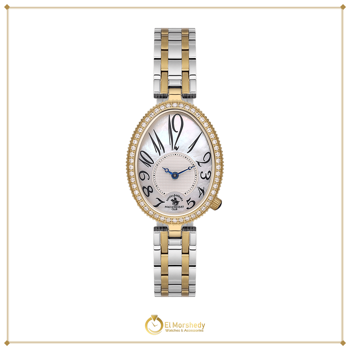SANTA BARBARA WOMEN’S WATCH WHITE MOP DIAL SB.1.10613-3 [frame:v1]