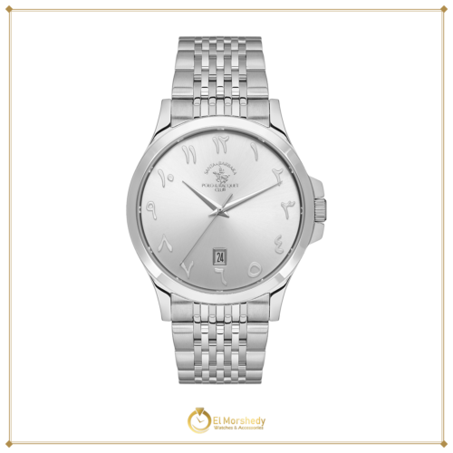 SANTA BARBARA MEN’S WATCH SILVER DIAL SB.1.10618-7 [frame:v1]