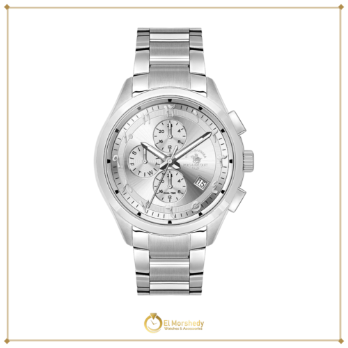 SANTA BARBARA MEN’S WATCH SILVER DIAL SB.1.10614-7 [frame:v1]