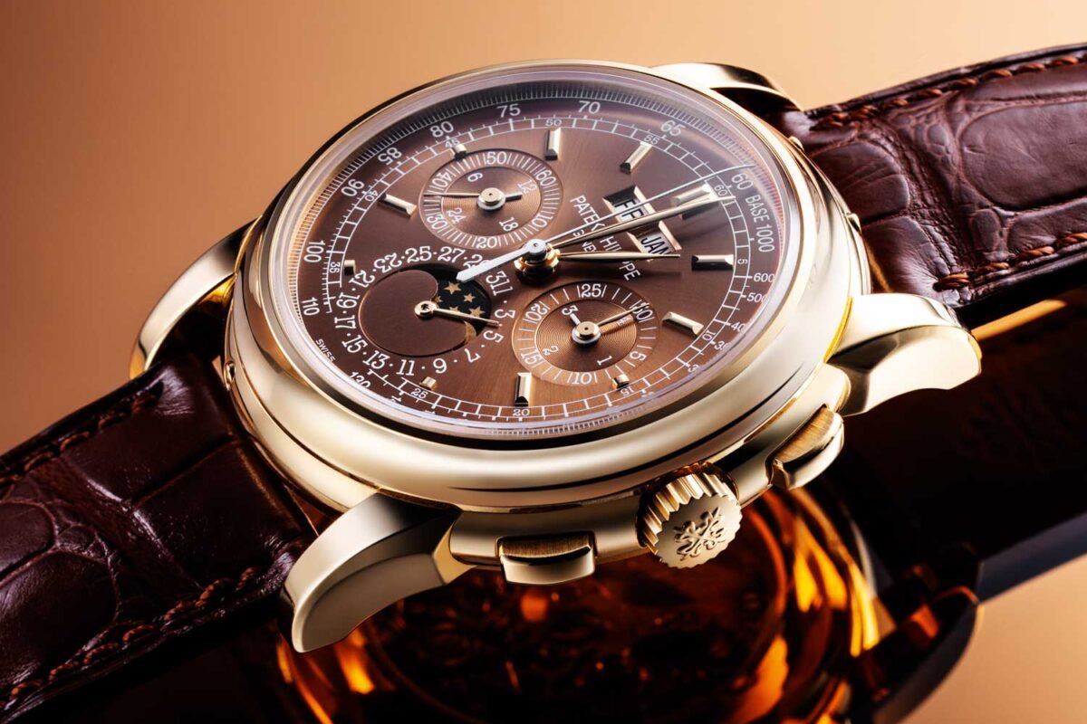 ⁦Patek Philippe Grand Complications Perpetual Calendar Brown Dial Automatic size 41mm⁩ - الصورة ⁦4⁩