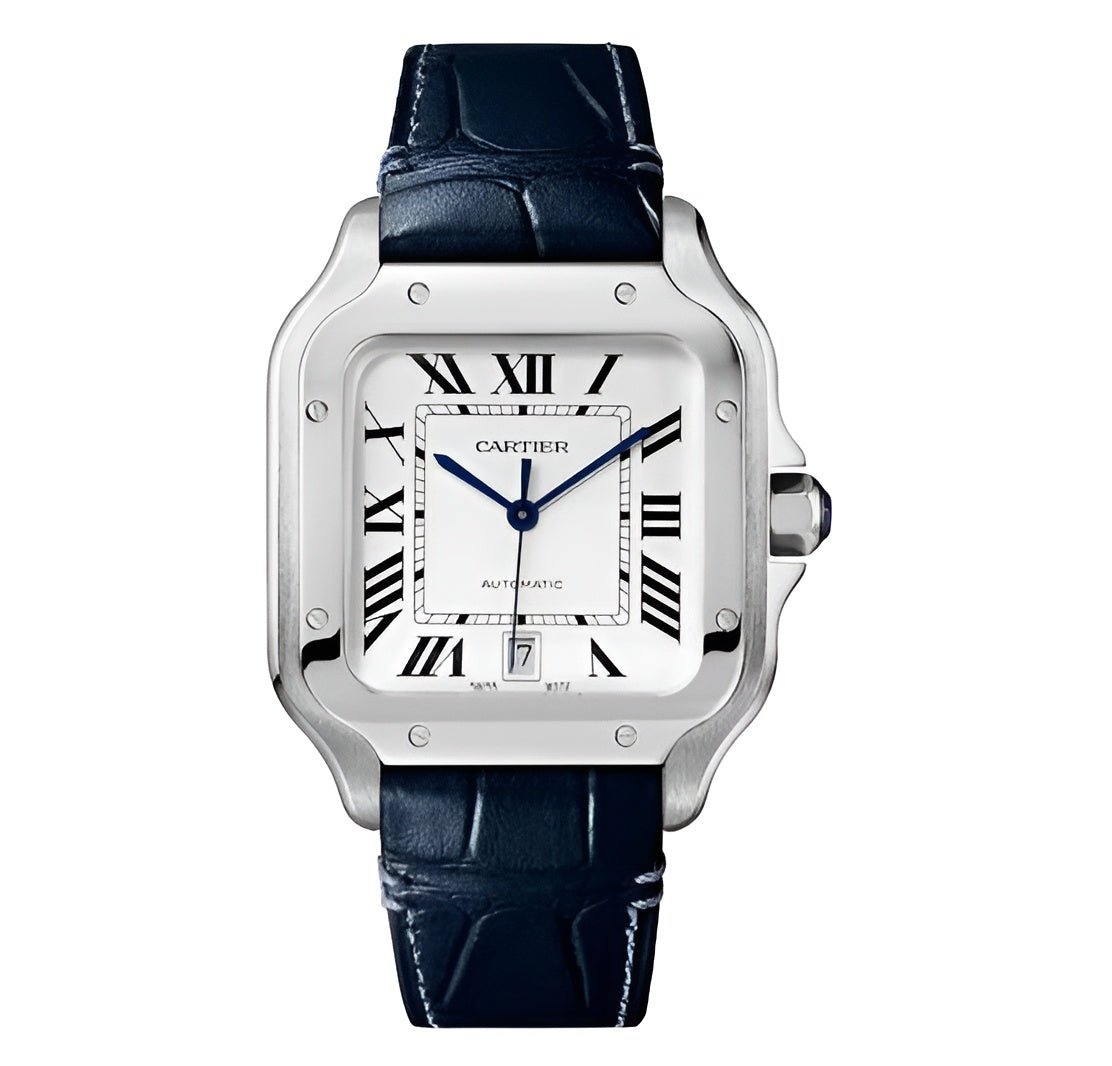 1000118252_fe070cb8-55b0-4b85-929f-526d27b11439_1.jpg Cartier Santos Men’s leather strap - الصورة 1