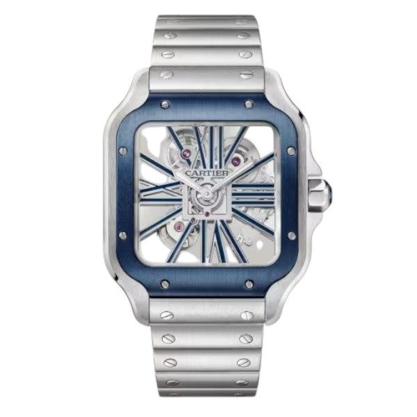 WhatsApp-Image-2024-12-20-at-9.47-Photoroom.jpg Cartier Santos de Cartier Skeleton Stainless Steel Automatic 40mm - الصورة 1