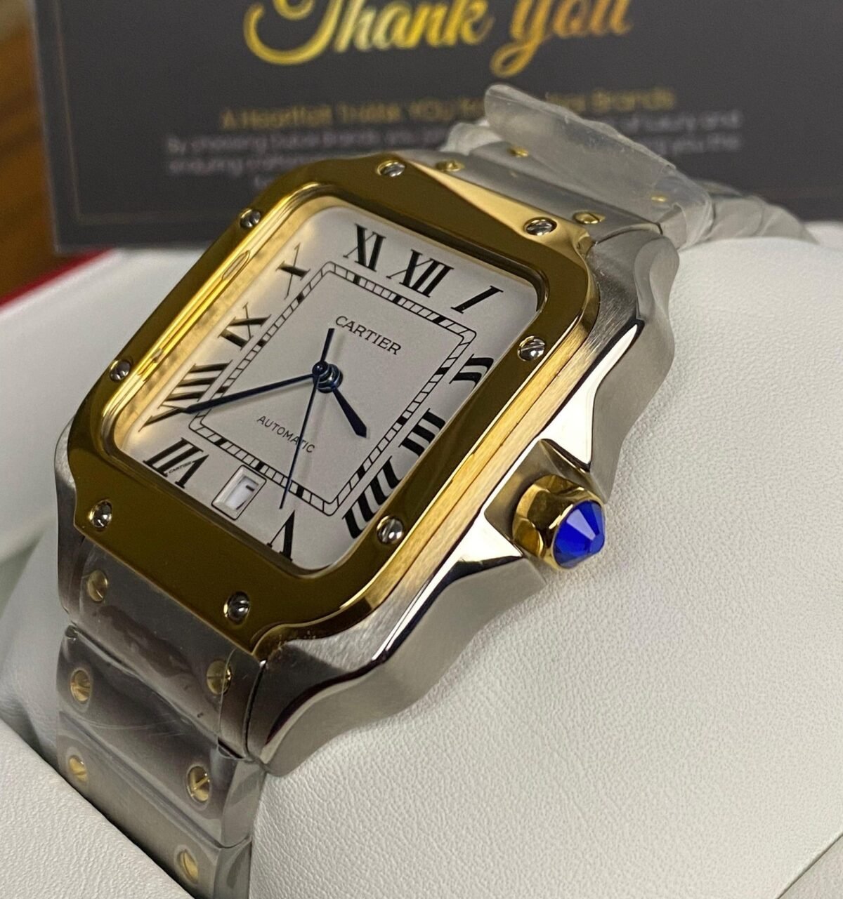 ⁦Cartier Santos de Cartier Two Tone 40mm⁩ - الصورة ⁦3⁩