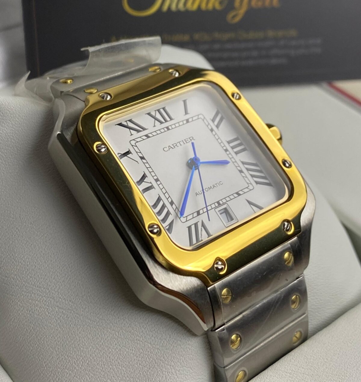 ⁦Cartier Santos de Cartier Two Tone 40mm⁩ - الصورة ⁦4⁩