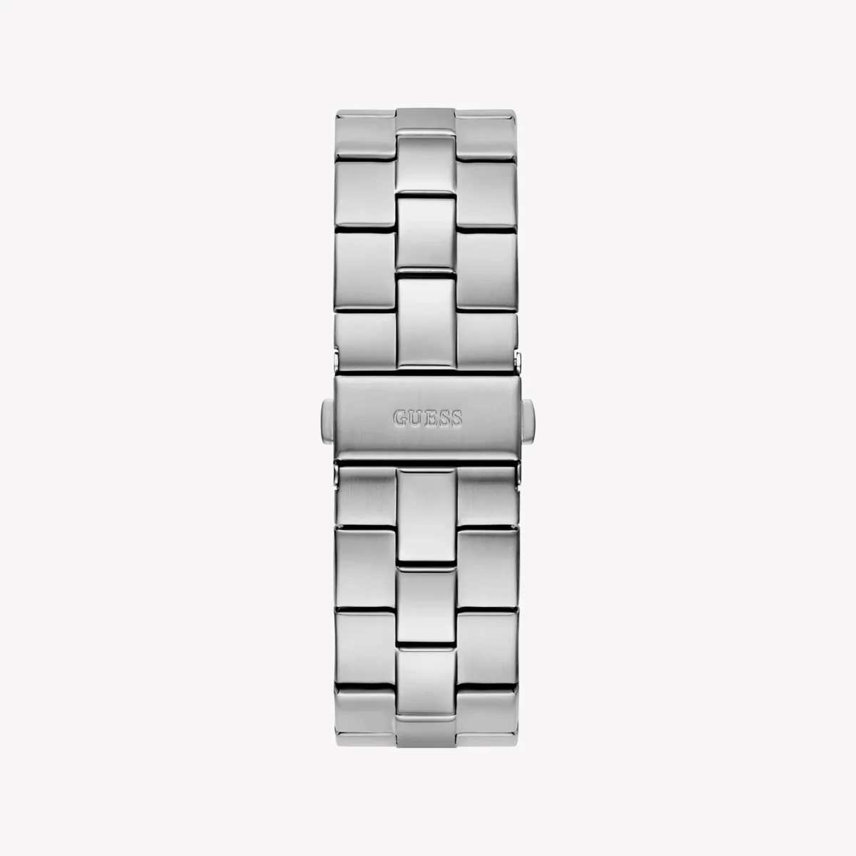 ⁦ساعة رجالية من Guess، فضية اللون، مينا أزرق | GW0849G1⁩ - الصورة ⁦3⁩