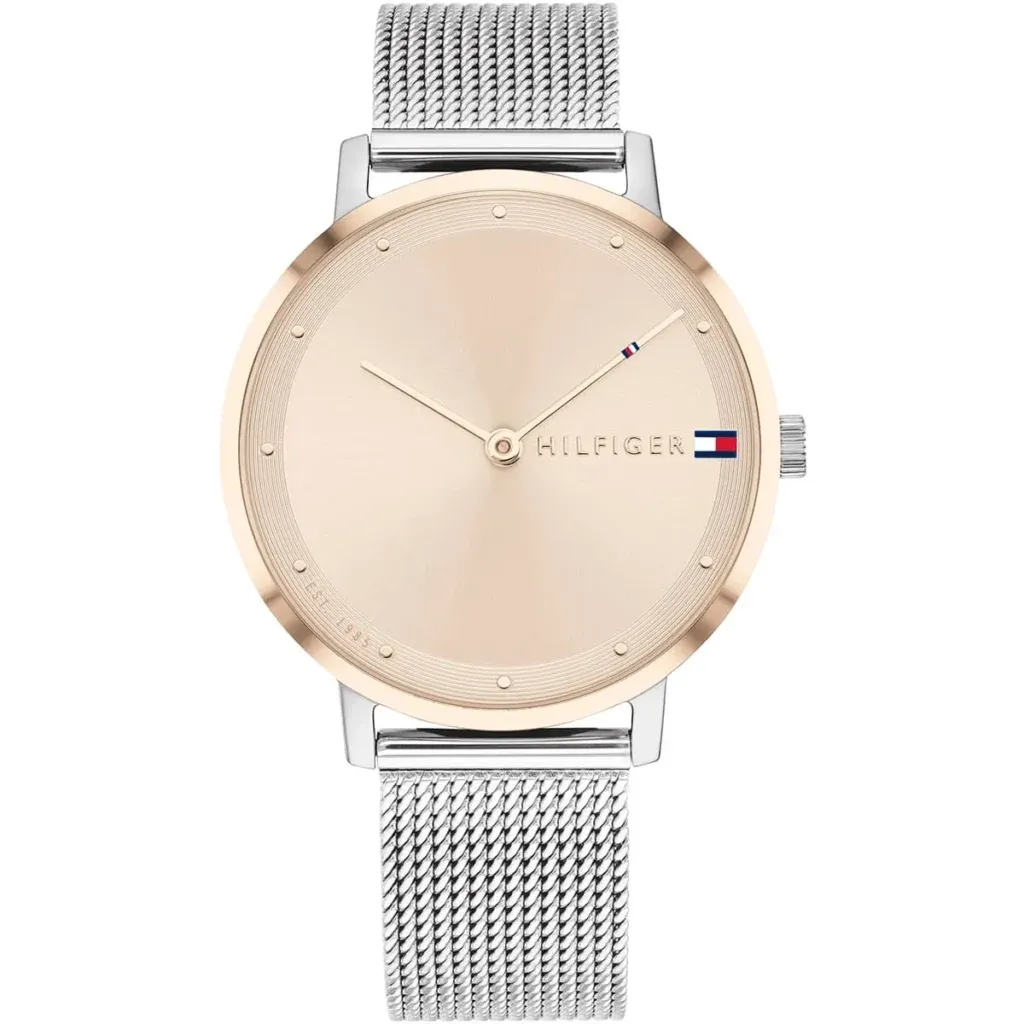 imgi_71_1782151-tommy-hilfiger-watch-women-rose-gold-dial-mesh-metal-stainless-steel-silver-strap-quartz-battery-analog-three-hand-pippa-1024x1024 ساعة تومي هيلفيغر للنساء 1782151 - الصورة 1