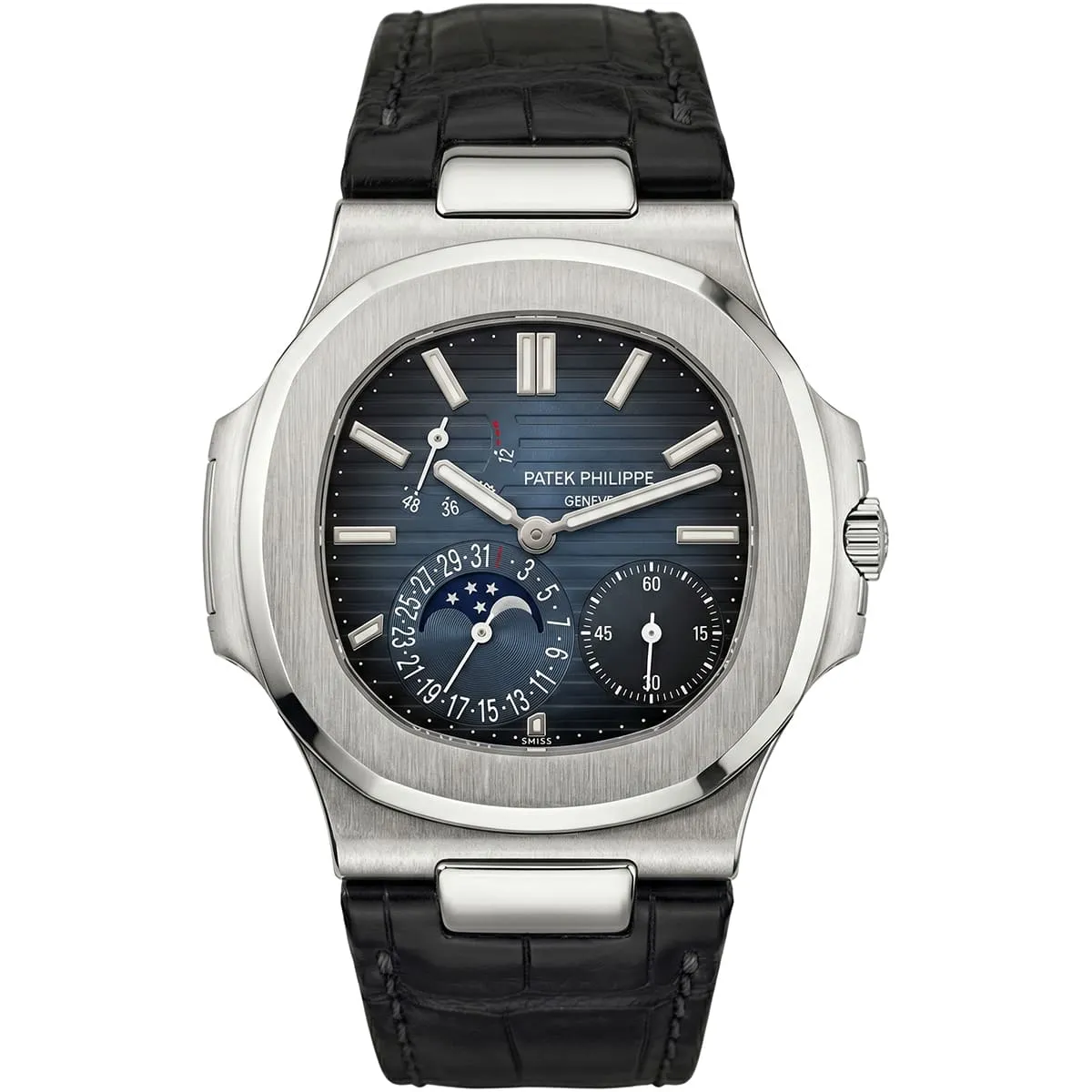 patek-philippe-men-nautilus-blue-dial-watch.webp Patek Philippe Men’s Nautilus Blue Dial Moonphase Watch - الصورة 1