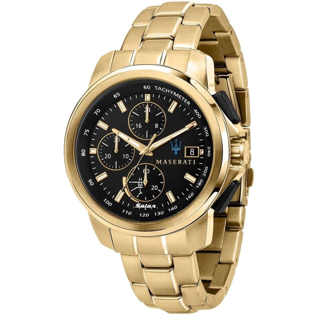 imgi_55_r8873645002-maserati-watch-men-black-dial-metal-stainless-steel-gold-strap-quartz-battery-analog-chronograph-tachymeter-solar-successo-1024x1024 ساعة مازيراتي للرجال R8873645002 - الصورة 1
